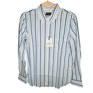 NWT UNTUCKit Pinot Perse Regular Fit Long Sleeve Button Shirt Blouse Size 6